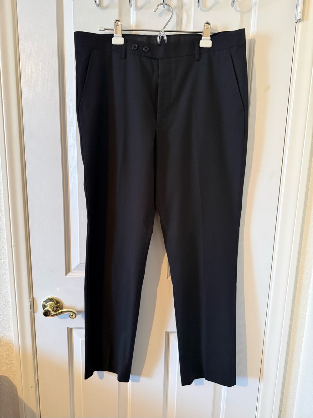 Men's Black Dress Pants - Classic Tailored Fit